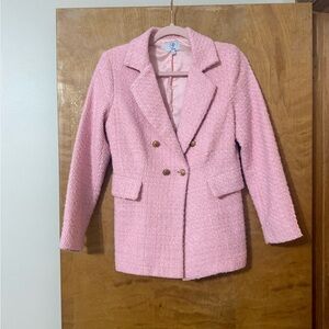 Beautiful Women’s Pink Tweed Blazer, size small